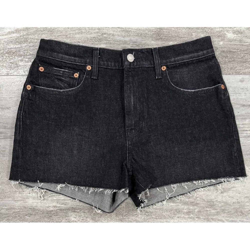 Lucky You Black Denim Shorts